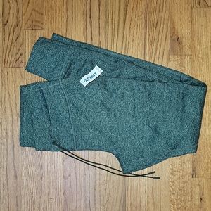 Old Navy CozeCore leggings, heathereddark green, size M, NWT